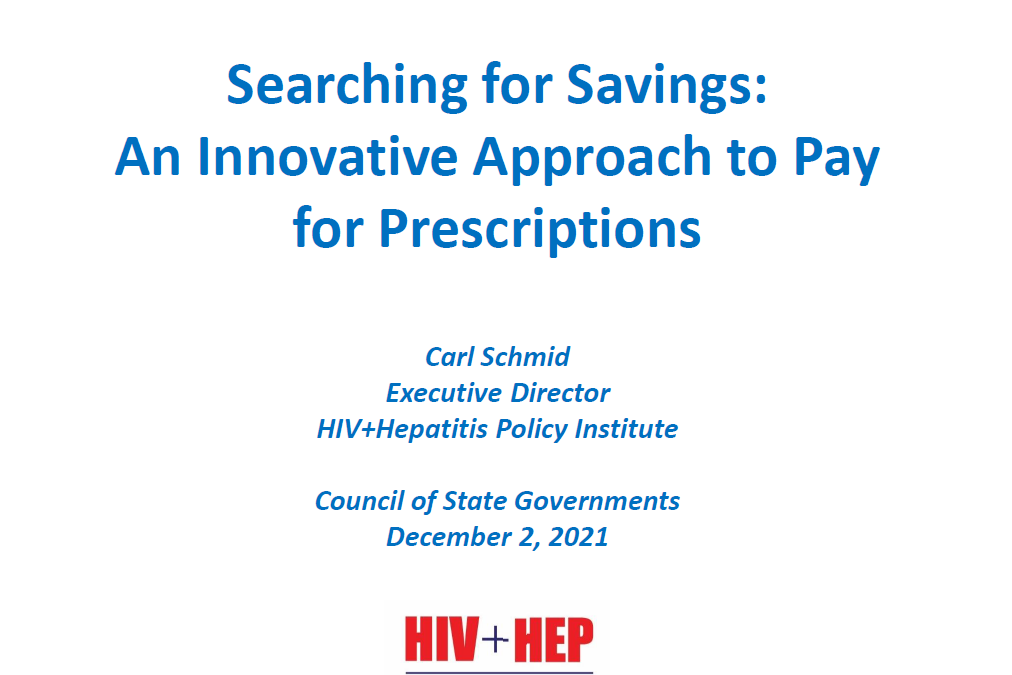 Searching for savings:  An innovative approach to pay for prescriptions