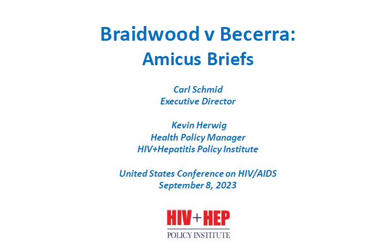 Braidwood v Becerra: Amicus Briefs