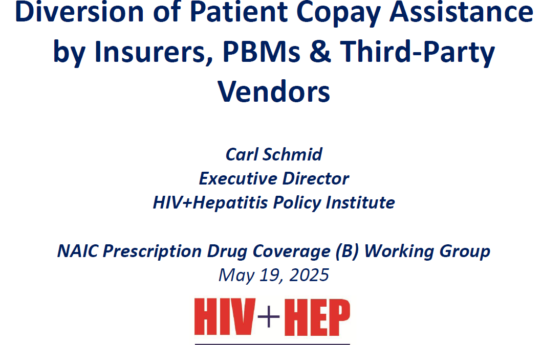 Diversion of patient copay assistance by insurers, PBMs & third-party vendors